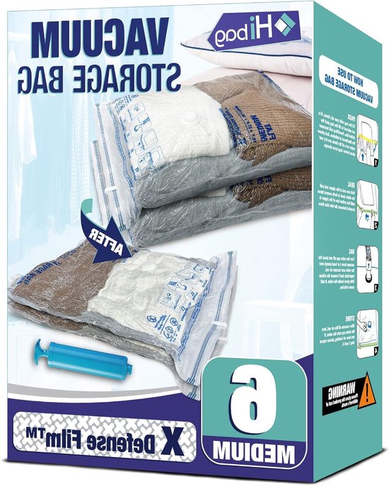 Set vacuüm-opbergzakken, maat XL, transparant RAN8285