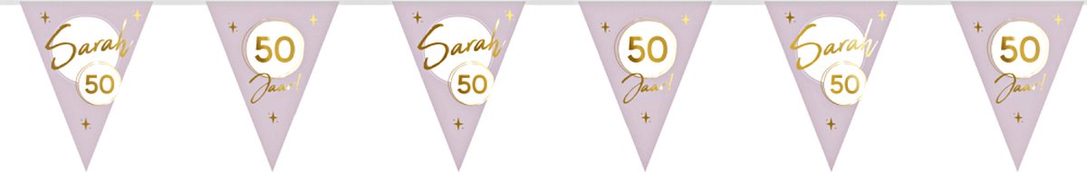 ‘Sarah 50’ Paars & Goud – 10 Meter