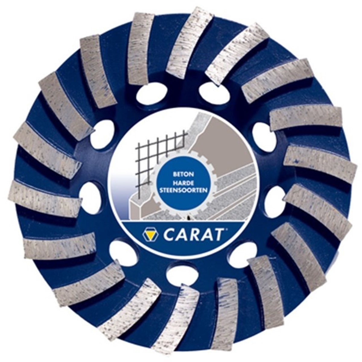 Carat DF MASTER DUSTEC® Slijpkop voor beton Ø180 x 22,23mm - CUDF180300