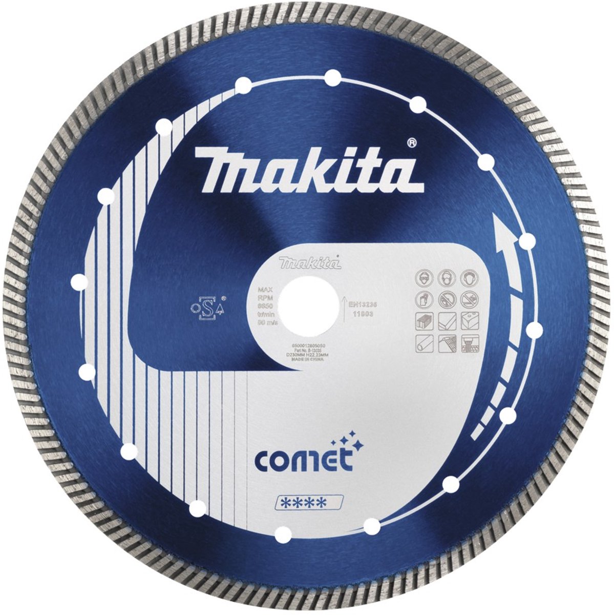Makita B-13035 Diamantschijf | 230 x 22,23 x 2,4 mm