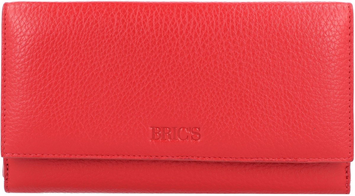 Bric's Marmolada Portemonnee RFID Leer 18 cm - Dames - Horizontaal - rosso