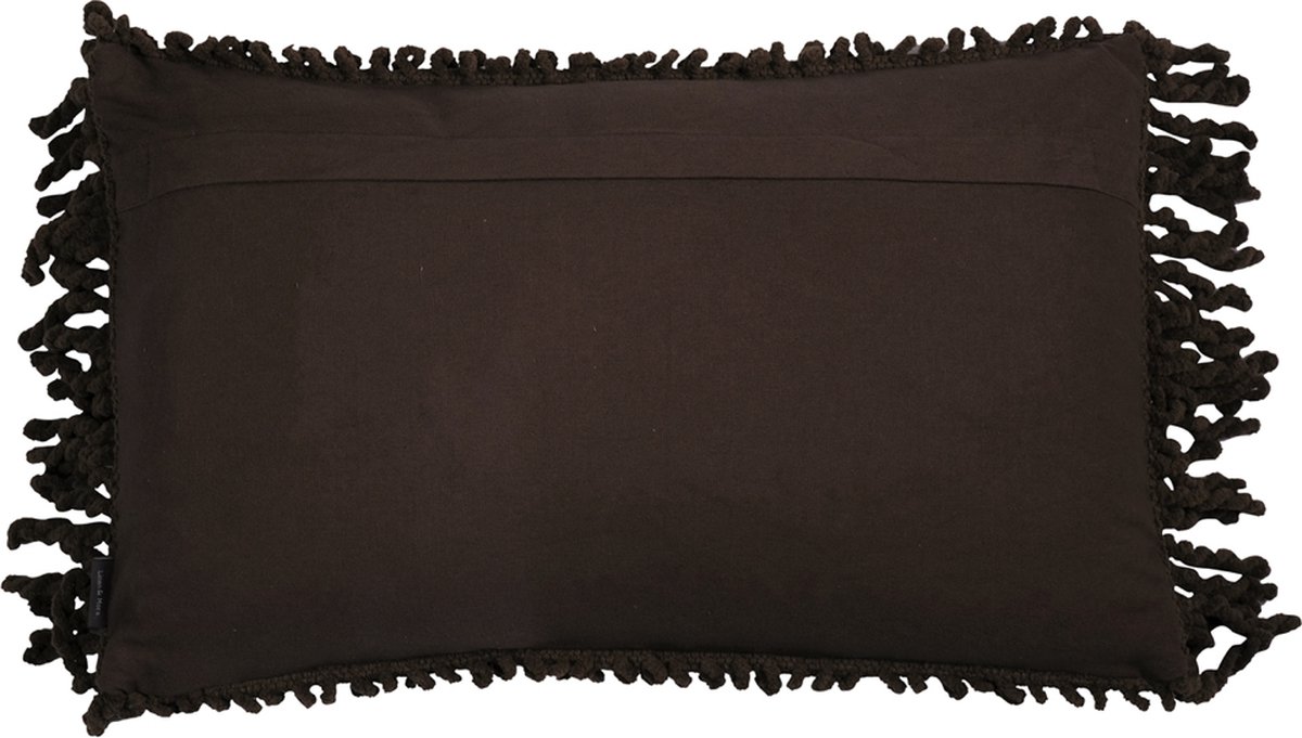 Linen & More Siena Dark Taupe Kussen -30 X 50
