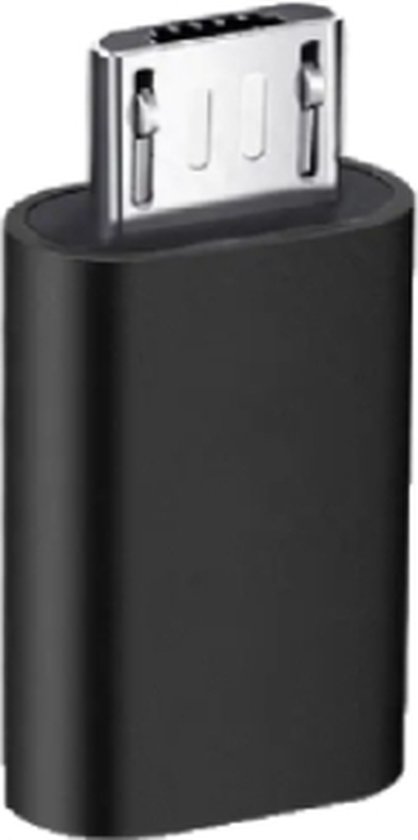 Jumada - Adaptateur USB Type C vers Micro USB - Noir