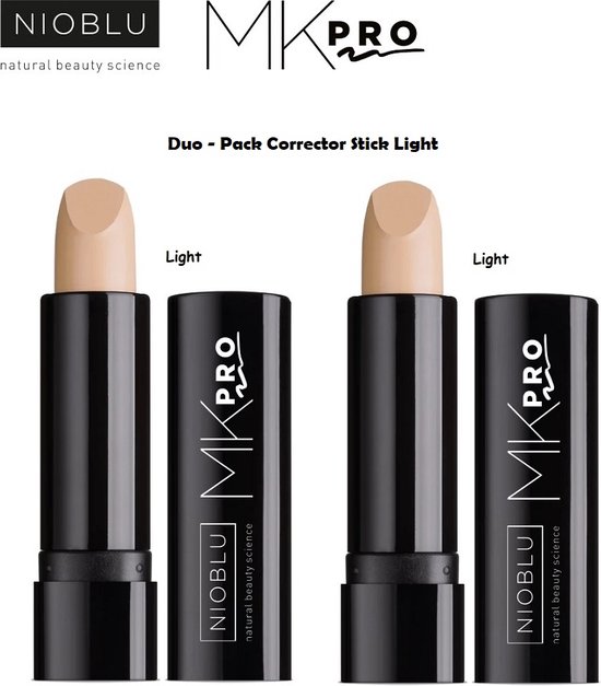 Foto: Nioblu mkpro corrector stick spf 15 duo pack light