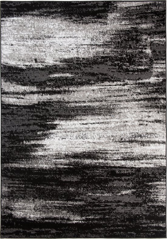 Tapis Tapiso Maya Tapis Anthracite Tapis de Salon Taille - 160x220