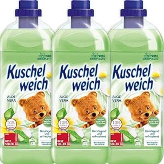 Kuschelweich - Wasverzachter - Aloe Vera - 3 Liter - Voordeelverpakking - 3  Flessen | bol