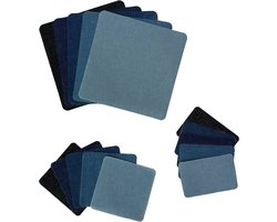 Muscccm Strijkpatches voor kinderen, patches om op te strijken, applicatiepatches om op te strijken, voor doe-het-zelf T-shirt, jeans, kleding, tassen (15 stuks, eenvoudige patch)