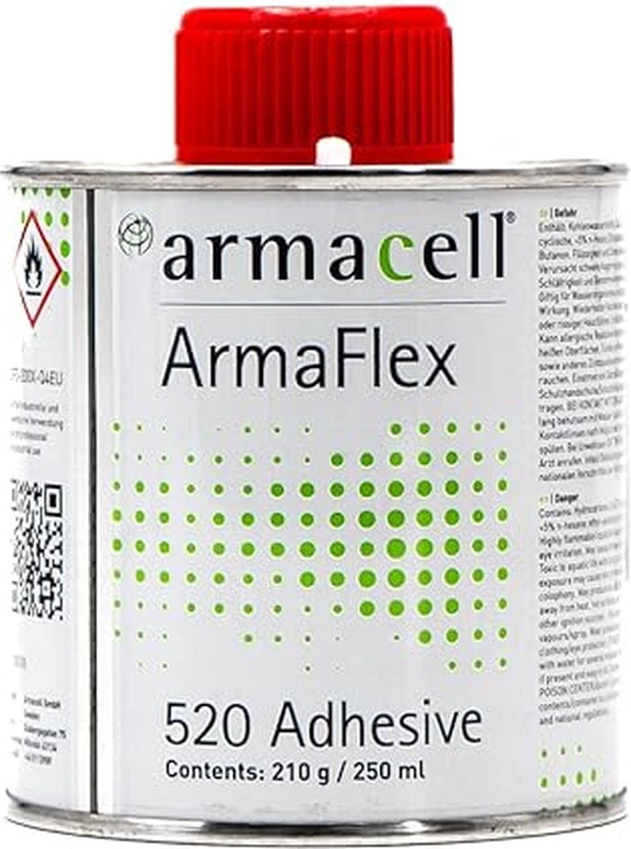ADH520/0,25 adhesive lijm Armaflex 250ml, met kwast