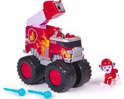 PAW Patrol Reddingswagens - Brandweerauto met Marshall speelfiguur - Speelgoedauto
