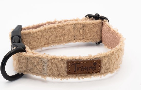 Foto: Teddy halsband beige maat xs halsband hond honden halsband halsband halsbanden riemen tuigen halsband puppy halsbanden hond hondenhalsband kleine hond trimmi