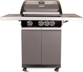 Bol.com Patton Patio Pro Chef 3+1 Gasbarbecue - Frozen Grey aanbieding