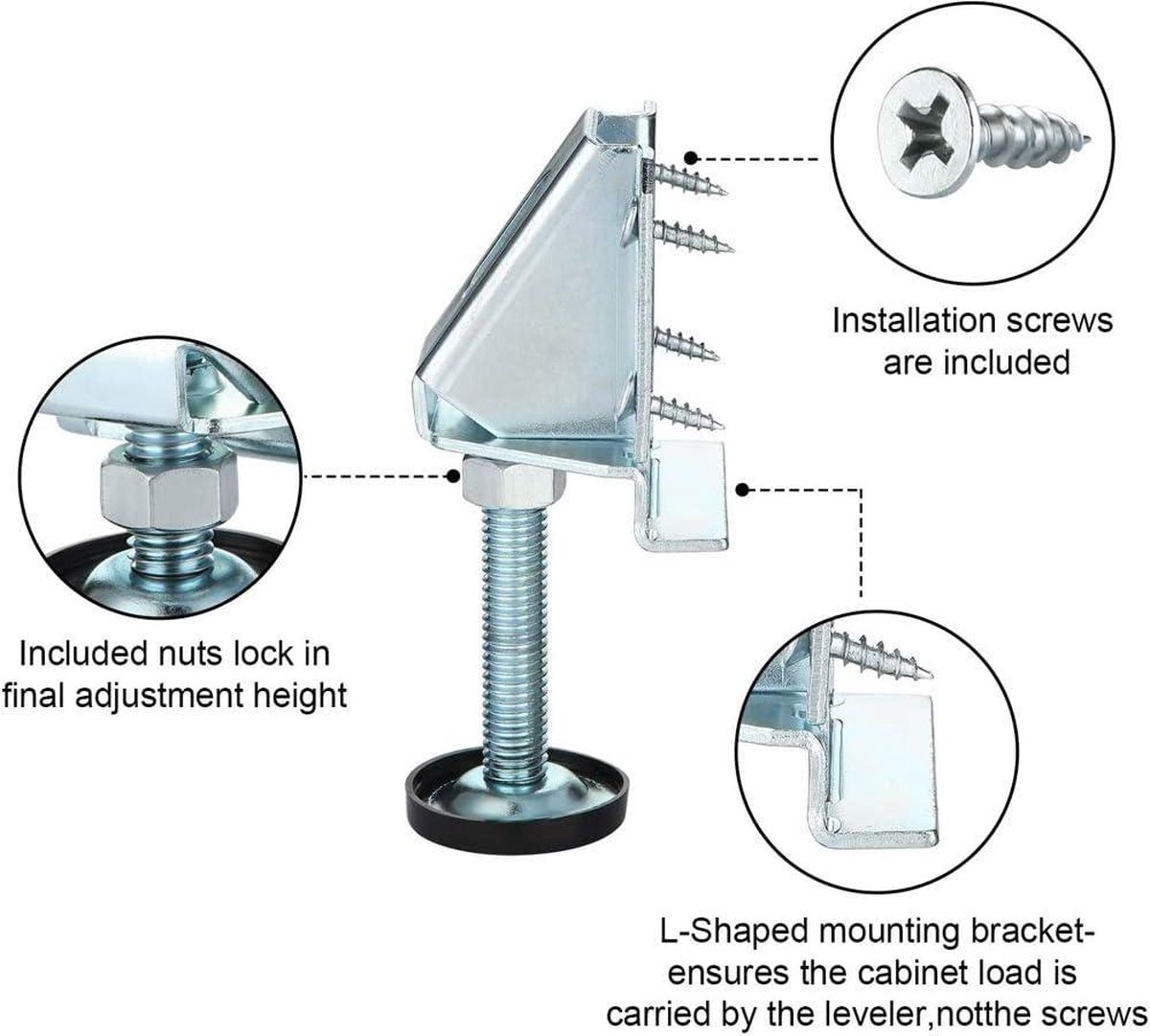 Niveleurs De Meubles Robustes, Pieds De Nivellement, Pieds De