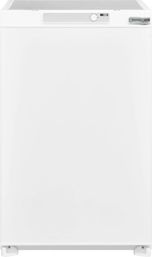 Inventum IVR0882S 88 cm inbouw vriezer energiezuinig - 94 liter - Stil 36 dB - Energielabel D - Diepvries - Sleepdeur - 3 lades/1 klepvak - Wit