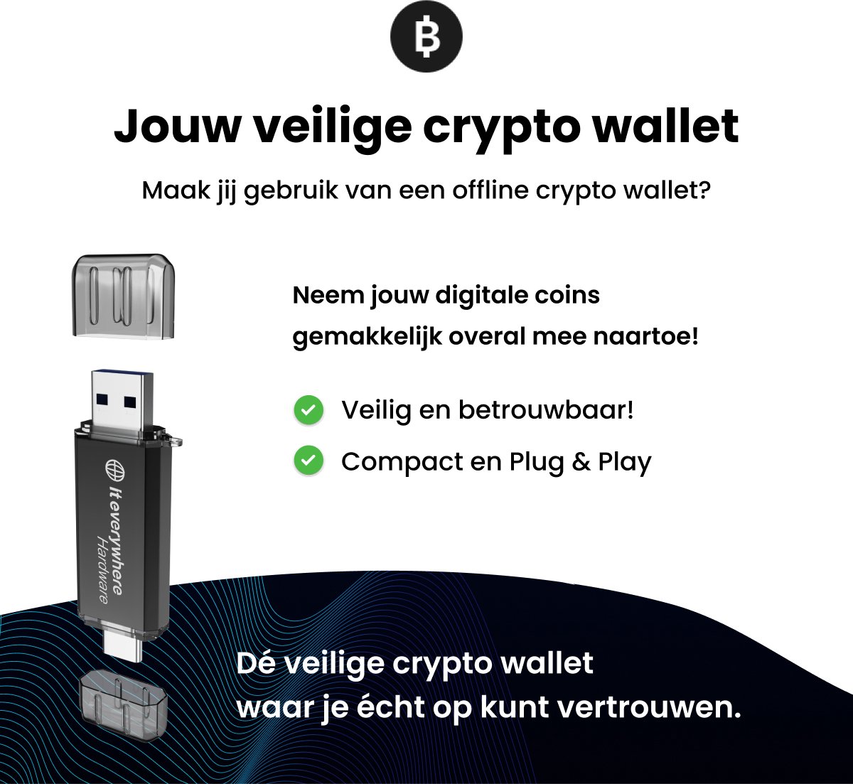 IT-Everywhere USB-Stick – Smartphone USB-C naar A – 64GB – Zwart | bol