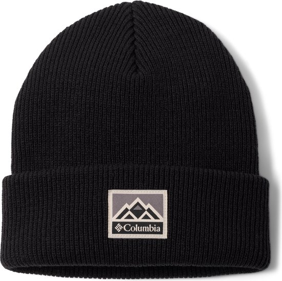 Columbia Whirlibird™ Cuffed Beanie Unisex Sportmuts - Black, Mountains