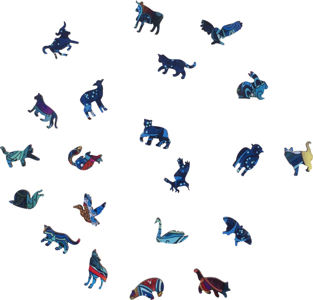 Houten Puzzel Olifant – 244 Unieke Puzzelstukjes – A3 Formaat Grote Houten Legpuzzel – Dieren Puzzelspel – Uitdagend Denkspel – Inclusief Opbergetui – Engelhart — afbeelding 12