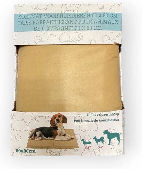 Hondenkoelmat 60x80 Beige