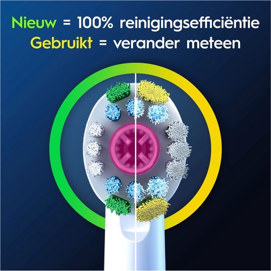 Oral-B 3D White Pro - Opzetborstels 4 Stuks