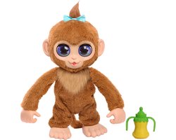 foto van FurReal Peanut the playful Monkey - Interactieve pluchen Knuffelaap