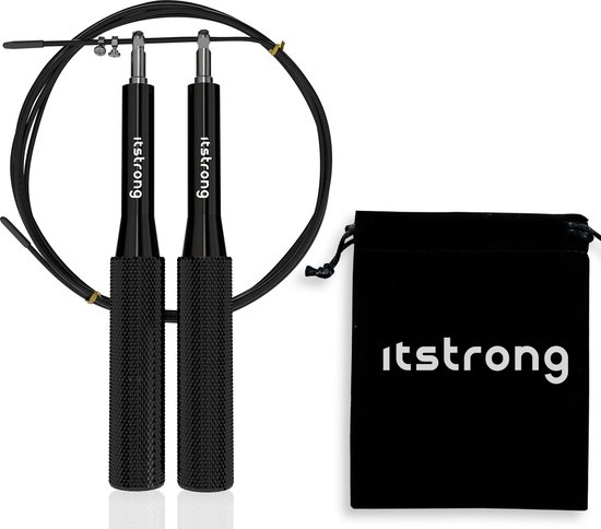 Cravallo® Springtouw, 3 meter Fatburner, Speed Jumping Rope