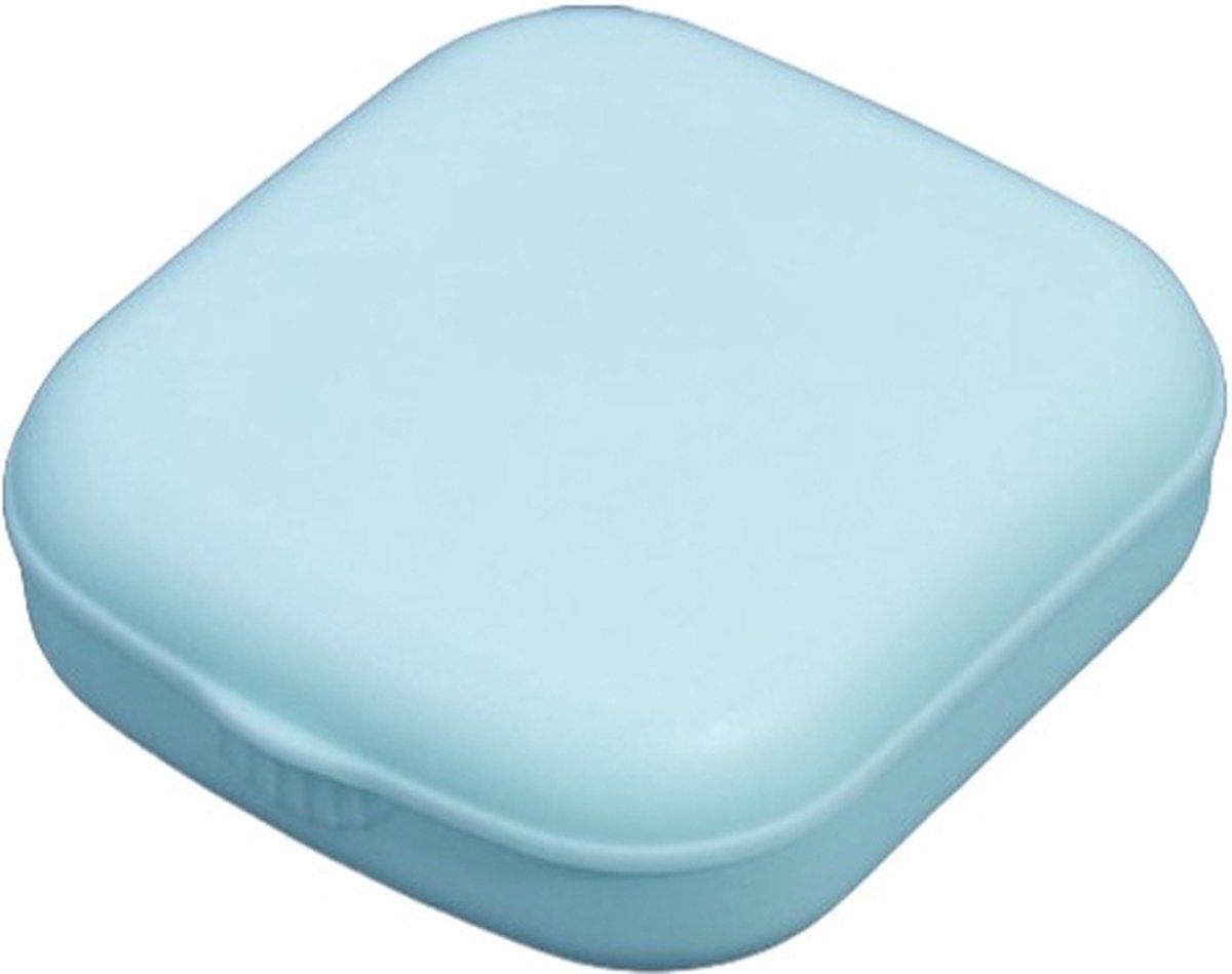 Goedkoopste Hiden - Lenzendoosje - Lenzenhouder - Lenzenbakje - Lenzen Bewaardoosje - Ooglenzen - Contactlenzen doosje - Lenzendoosje voor onderweg - Blauw