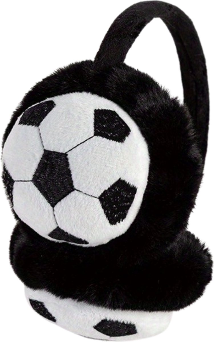 Bovista Voetbal Oorverwarmers - Winter Earmuffs - Oorwarmers - Ear Warmers - Dames & Heren - Volwassenen - Zwart