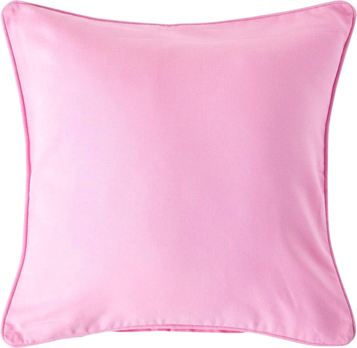 Homescapes Roze Katoenen Kussenhoes 60 x 60 cm