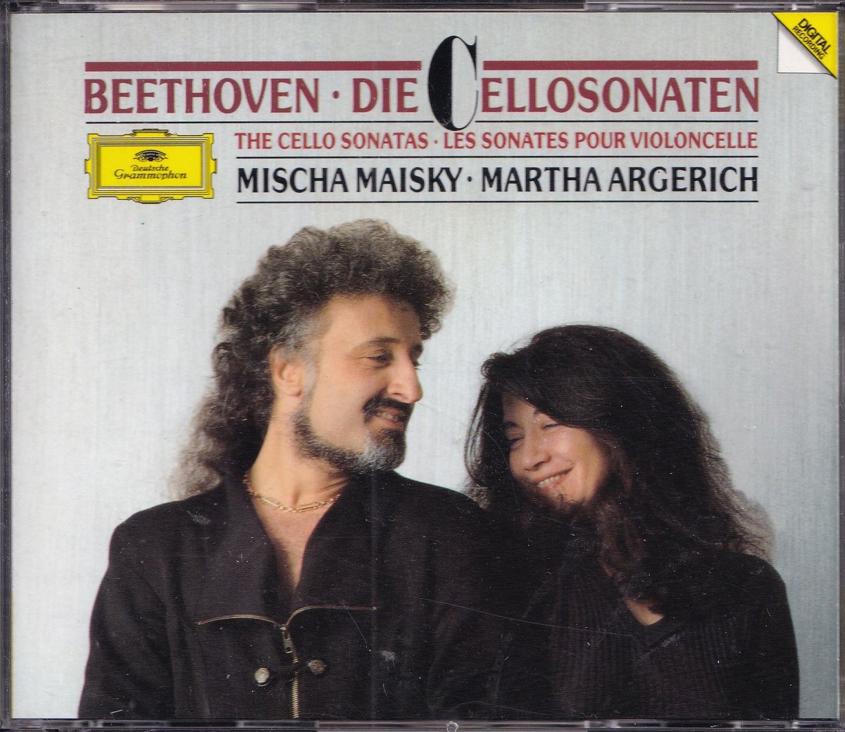 2CD Die Cellosonaten - Ludwig van Beethoven - Mischa Maisky (cello), Martha Argerich (piano)