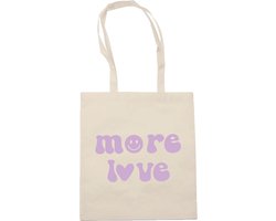 WeLikeToLove Tote bag - Shopper - Boodschappentas - Canvas tas - Katoenen - Linnen - Katoen - Duurzaam - 38 x 42 cm