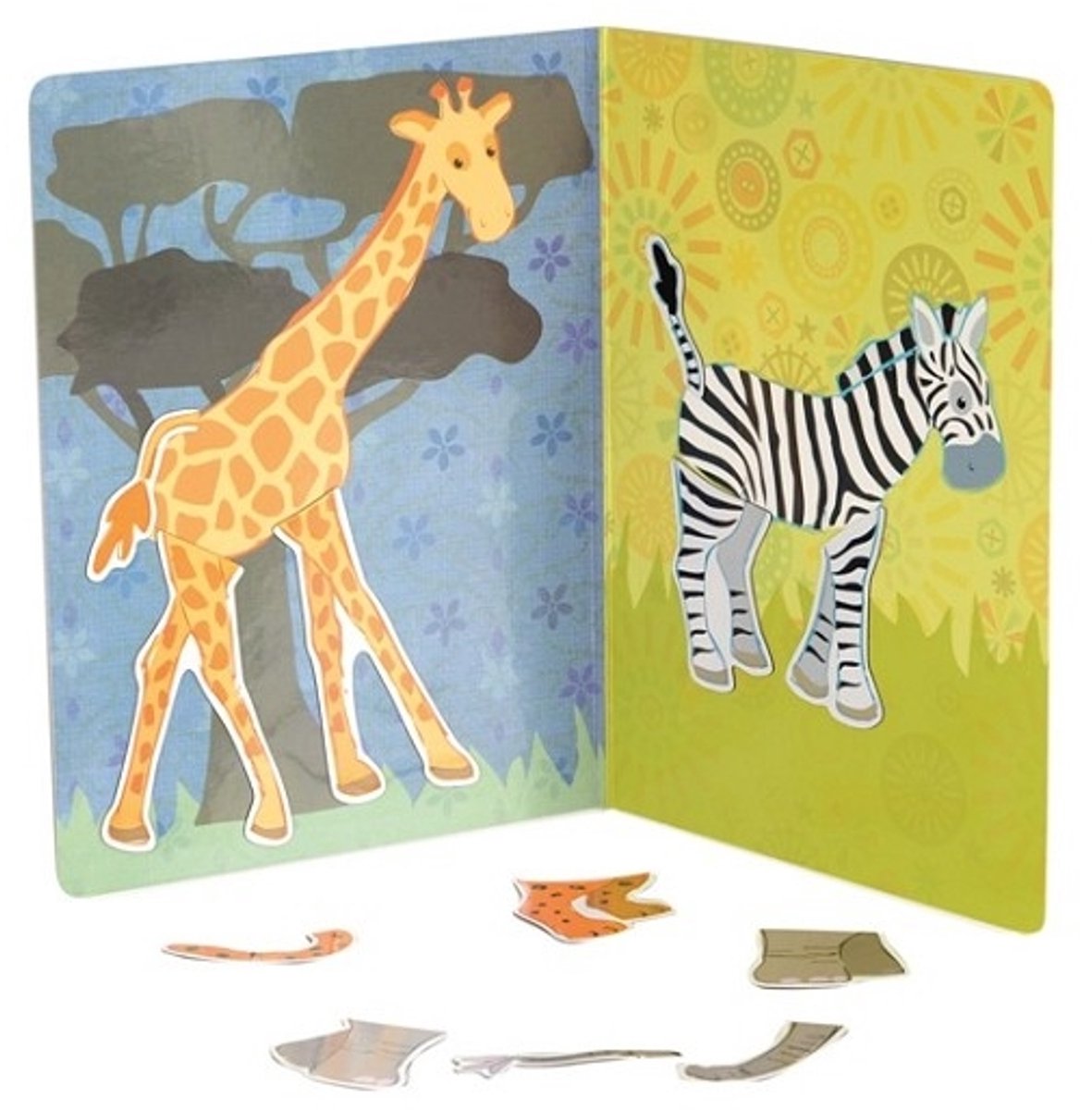 Egmont Toys Magneetpuzzel dieren 18x13 cm.