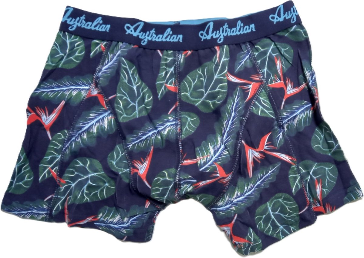 Australian boxershorts - blauw - groen - rood - ondergoed - maat 146/152