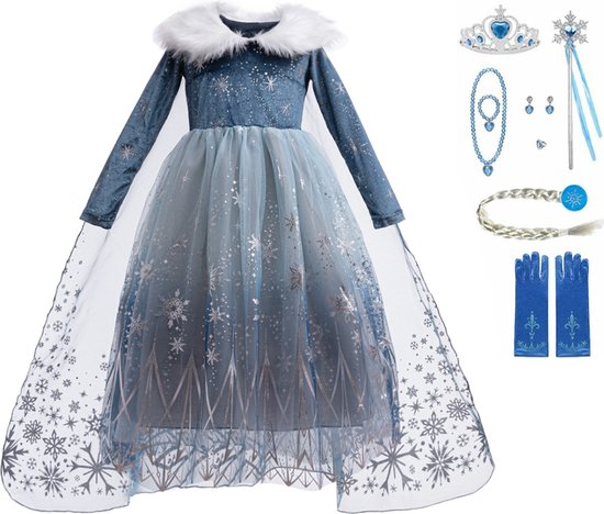 Frozen 2 Elsa jurk met sleep zomer - Frozen jurken voor de beste prijs
