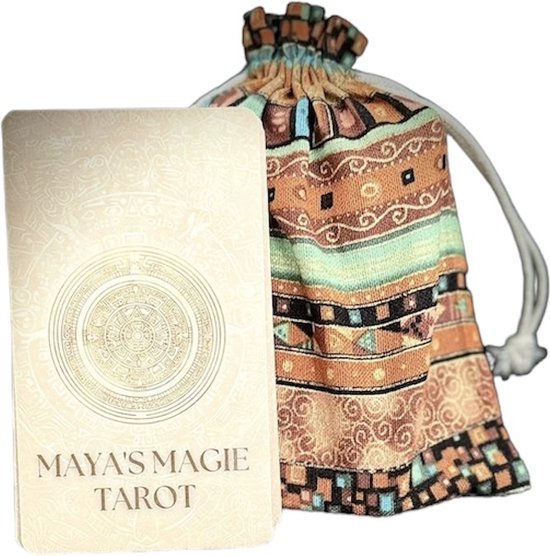 Maya Magie Tarotkaarten Deck – 78 tarotkaarten voor intuïtie, inzicht & spirituele groei – Inclusief tarotzakje – Sluit aan bij het Maya Magie Tarot Cursusboek