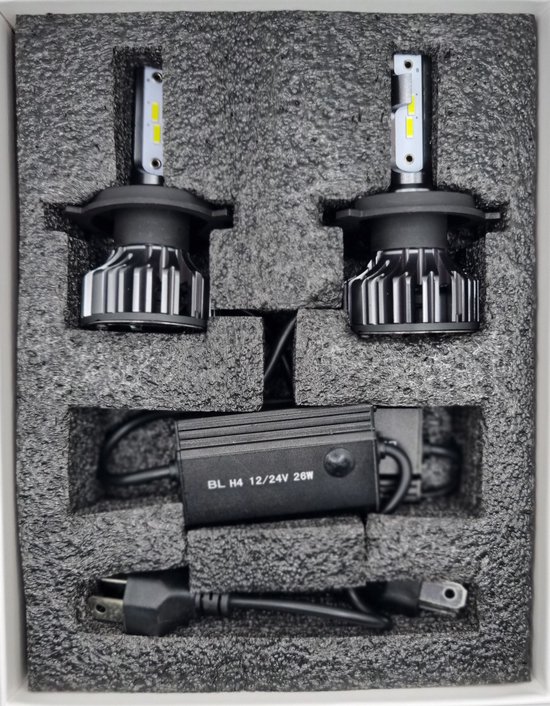 LED H4 conversion kit - Voor 12V en 24 V - 26W - 6000K - H4 - 545306 ...