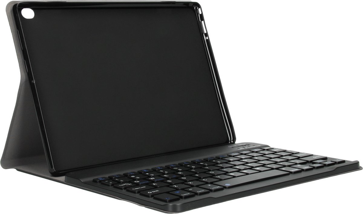 Bluetooth Keyboard Bookcase Geschikt voor de Lenovo Tab P10 / Tab M10 - Zwart