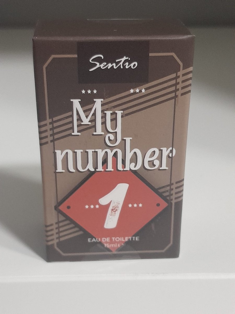 Goedkoopste Sentio - mini parfum - My Number 1 - heren - vaderdag - eau de toilette - 15 ml