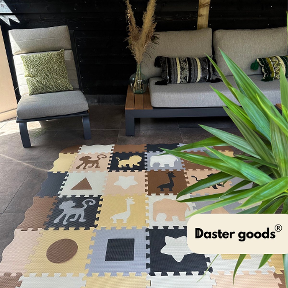 Speelmat – Puzzelmat – Babygym – Speelmat Foam voor Baby en Peuters – Speelkleed – Inclusief Opbergtas – Kinderen vanaf 0 jaar — afbeelding 3
