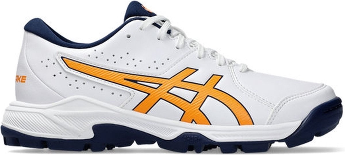 Asics Gel-Peake 2 GS - 105 white/stadium orange - Hockey - Hockeyschoenen - Veld