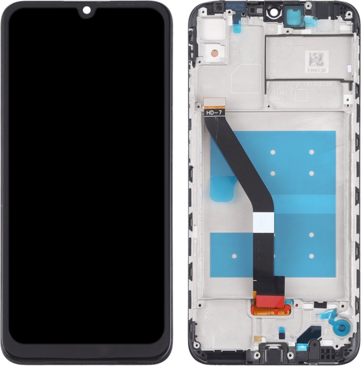 OEM LCD Screen For Huawei Y6s Digitizer Full Assembly With Frame(2019)(Black)