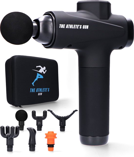 Massage The Athlete's Gun Massage Pistool Zwart - Massage - €69,95
