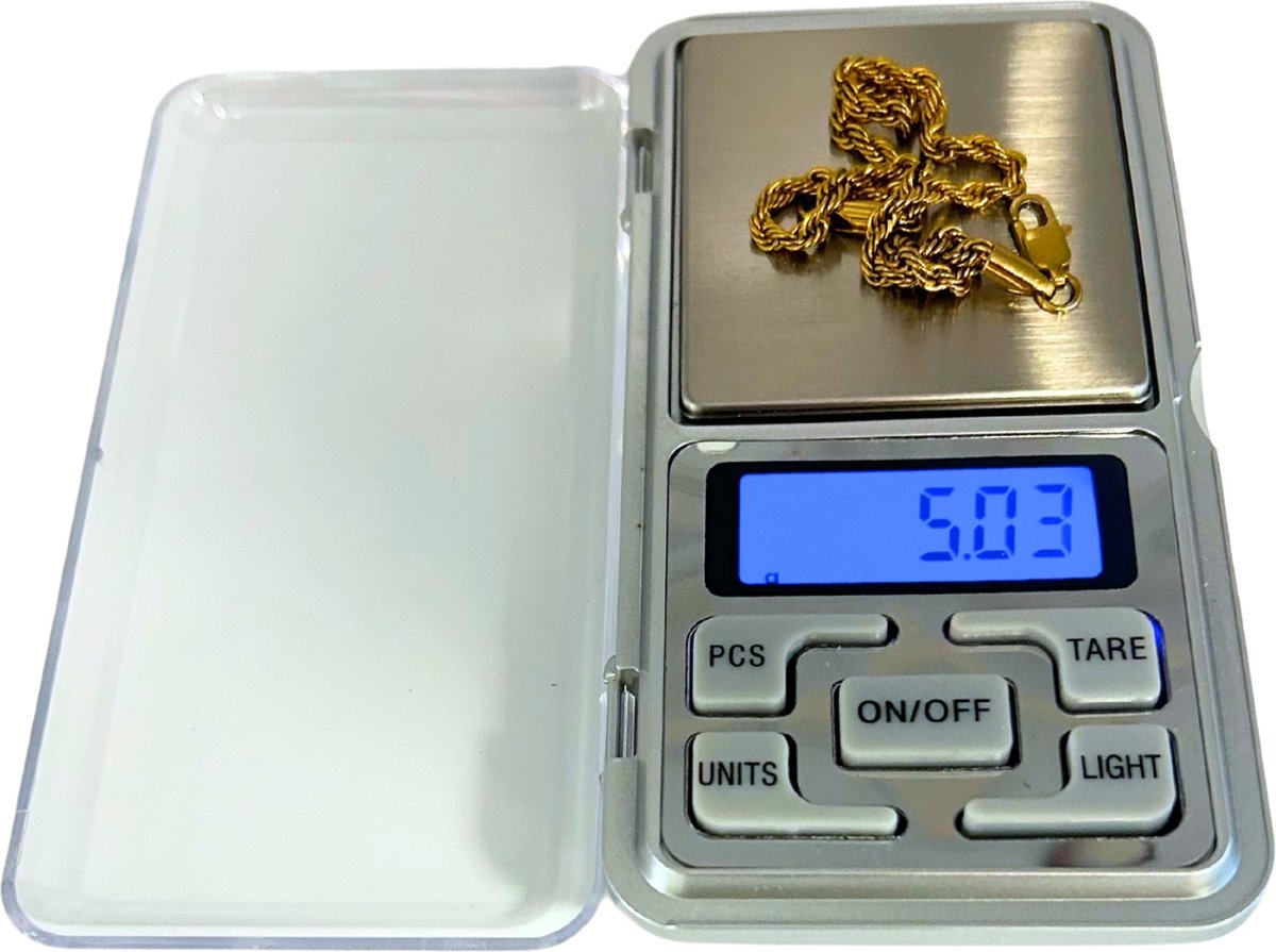 STEGGER - Precisie Weegschaal - Weegschaal 001 gram - Weegschaal Keuken - Weeg tot 300 gram
