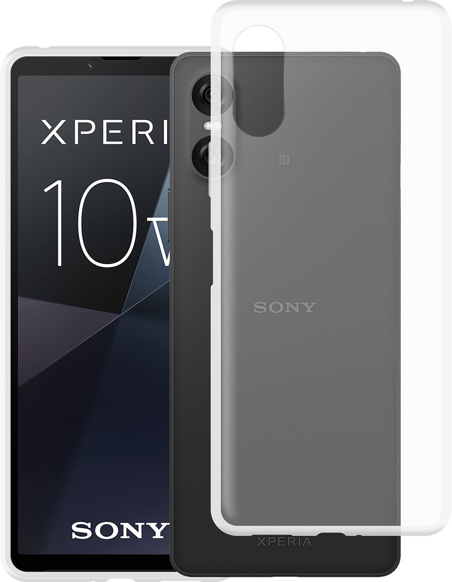 Cazy hoesje geschikt voor Sony Xperia 10 VI Hoesje Siliconen - Flexibele Case - Transparant