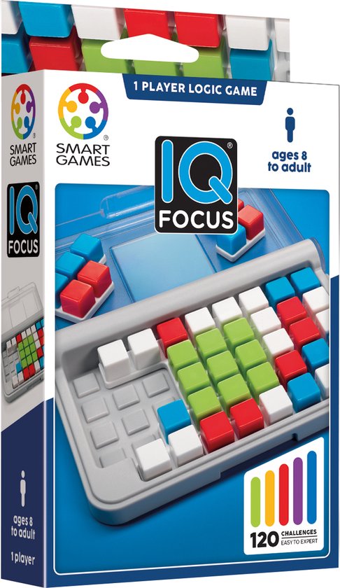 SmartGames – IQ Focus – 120 opdrachten – Denkspel