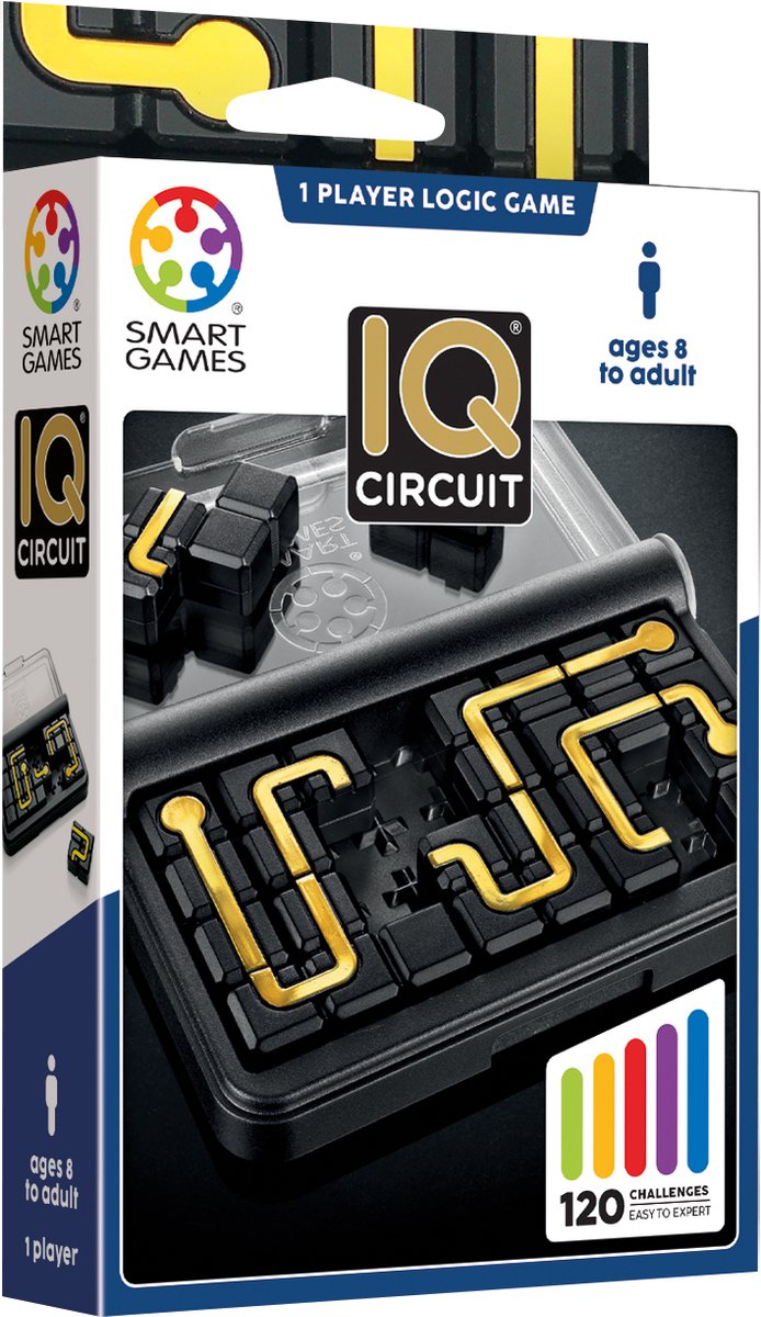 SmartGames - IQ Circuit - 120 opdrachten - Denkspel