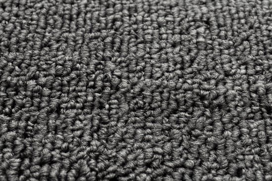 Tapis Tapiso Nizza Tapis Grijs à Poils Ras Antidérapant Lavable Taille - 80x150