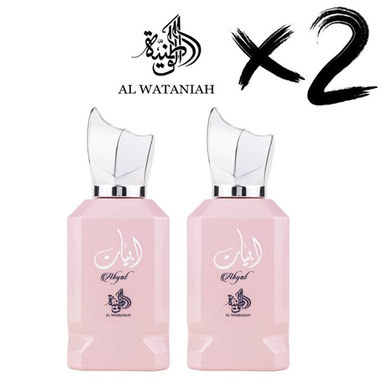 AL WATANIAH 2 X Perfume ABYAT, 100ml
