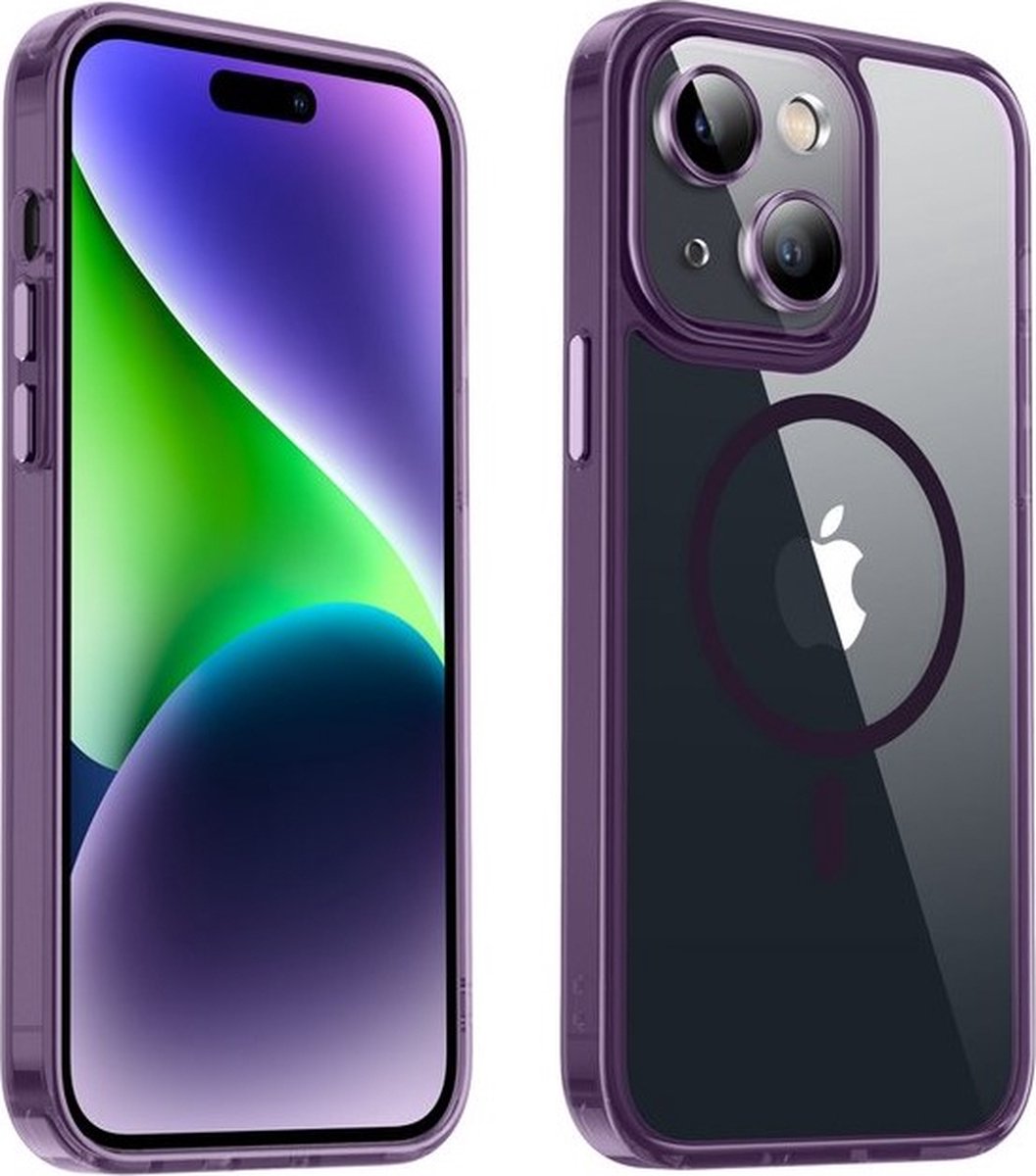 Cityhoesje-iPhone 15 Plus-Magnetic Magsafe Lens-Backcover