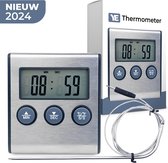 Bol.com Digitale Thermometer – Oventhermometer – Suikerthermometer Digitaal – Kernthermometer – Keukenthermometer – Voedseltherm... aanbieding