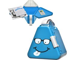 Reistafel voor kinderen - Activiteitstafel - Kinderen Reizen - Speelgoeddoos voor Autostoel - Blauw reistafel voor kinderen