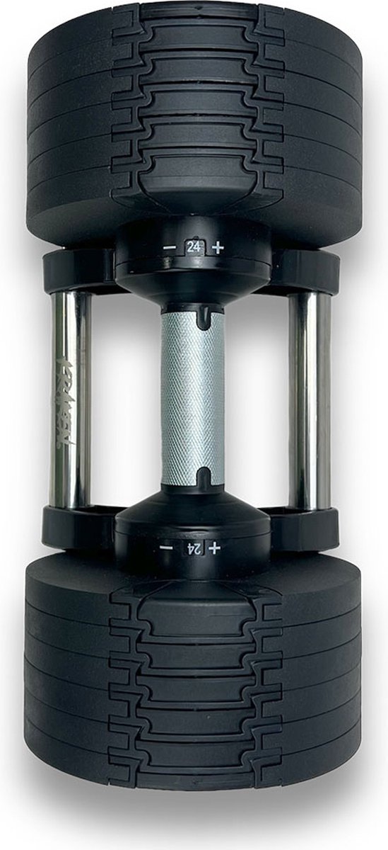 KRAKEN Verstelbare Dumbbell 24 KG | Halterset Verstelbaar in Gewicht | Adjustable Fitness Dumbbell | Krachttraining Trainingshalter 24KG | Tactical Dumbbell | Maximum Efficiency | ideaal voor Thuis- en Gym Training – foto 7